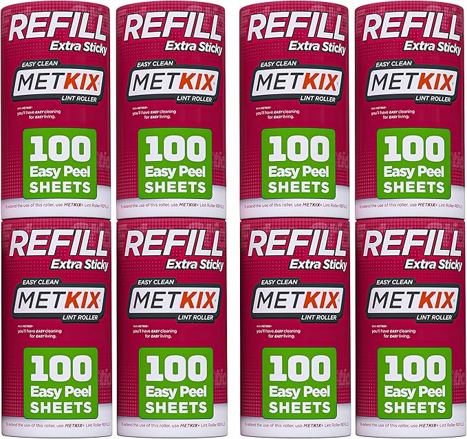 Refill for Metkix Lint Rollers 8 Pack by Metkix