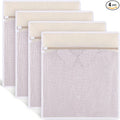 Dntorx 4 Pack Durable Cotton Mesh Laundry Bags by Dntorx