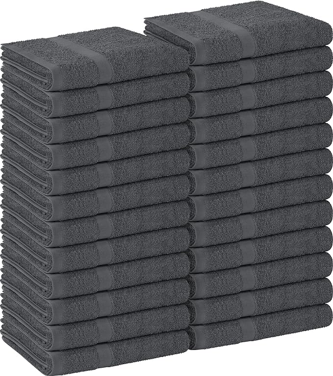 Utopia Towels Salon Towels, 16x27 in, 100% Cotton, Gym & Beauty Care by Unknown
