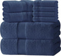 White Classic Luxury Bath Towel Set of 8 Pieces by WhiteClassic