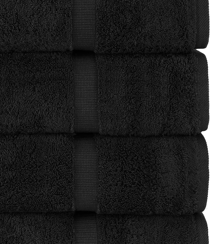 Chakir Turkish Linens 100% Cotton 4-Pack Bath Towels 27x54, Oeko-Tex Certified - Image 4