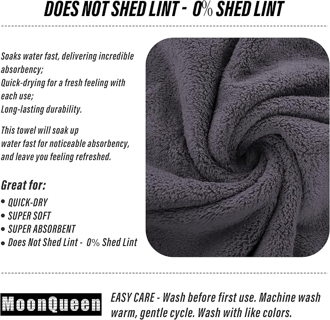 MOONQUEEN 18 Pack Premium Hand Towels - Image 4