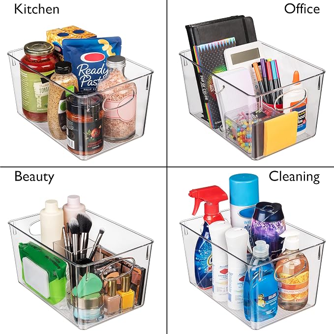 CLEARSPACE Plastic Storage Bins - Image 5