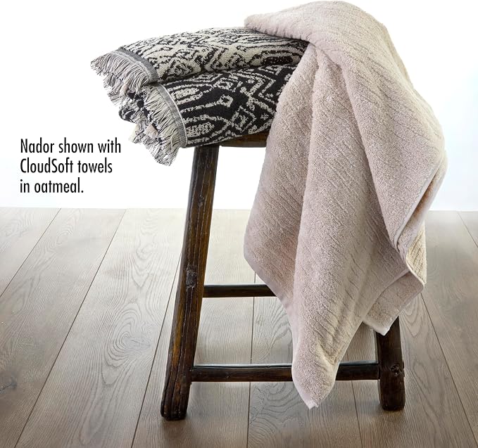 SKL Home Nador Hand Towel Set-2pc, Premium 100% Cotton, reversible jacquard. - Image 8