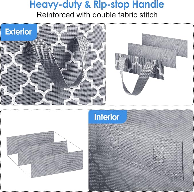 Storage Bags 2 Pack 100L Clothes Organization and Storage Containers | Large - Image 3