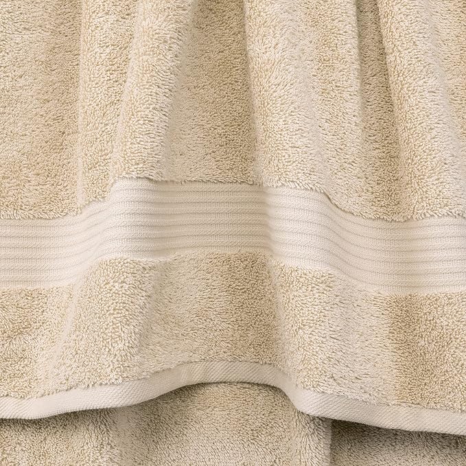 Cotton Paradise 100% Cotton Turkish Towel Set, Soft Absorbent Quick Dry - Image 4